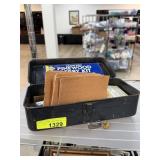 BOY SCOUTS PINEWOOD DERBY KIT IN VINTGE TOOL CASE