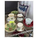 LOT OF CHRISTMAS DECOR / LENOX CHINA