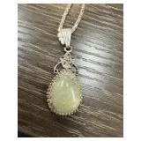CHINESE JADE STONE NECKLACE