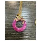 PINK JADE NECKLACE