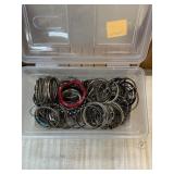 LARGE BIN OF BRACELETS