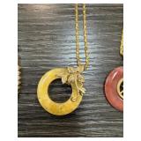 YELLOW JADE NECKLACE