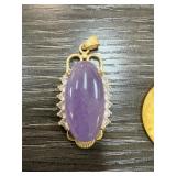 PURPLE JADE PENDANT