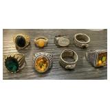 LOT OF 8 RINGS