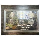 NATIONAL PARK UNC QUARTERS COIN SET