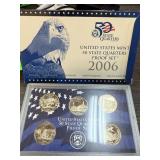 2006 PROOF COIN SET QUARTERS