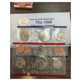 1998 P&D UNC COIN SET
