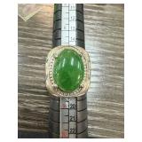 CHINESE CABOCHON JADE RING