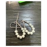 STERLING SILVER PEARL EARRINGS