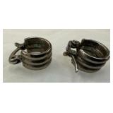 STERLING SILVER CUFF EARRINGS