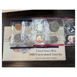 1988 P&D UNC COIN SET