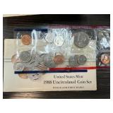 1988 P&D UNC COIN SET