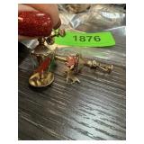 VINTAGE RACE HORSE EARRINGS