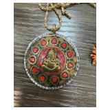 LARGE HEAVY GANESH NECKLACE