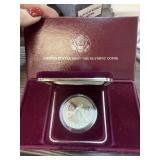 1988 PROOF OLYMPIC SILVER DOLLAR