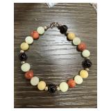 STERLING SILVER MULTI STONE BRACELET