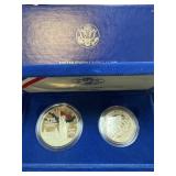 1986 PROOF SILVER LIBERTY DOLLAR CLAD HALF