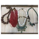 LOT OF 5 NECKLACES