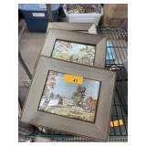 4PC BARRYMORE STYLE FOIL WALL ART