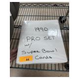 1990 PRO SET FOOTBALL CARDS W SUPERBOWL CARDS