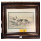 VINTAGE LOUIS VALLET PRINT