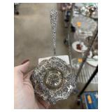 VINTAGE HIGH REPOUSSE TEA STRAINER
