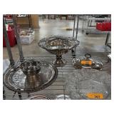 LOT OF VINTAGE SILVERPLATE ITEMS