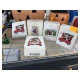 5PC HALLMARK CHRISTMAS ORNAMENTS