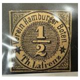 GERMAN STATES MINT OG 1862 TH LAFRENS PVT POST ISS