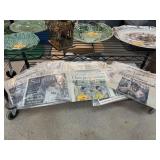 LARGE LOT OF SPORTS RELATED NEWSPAPERS