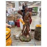 LARGE NATIVE AMERICAN SCULPTURE / FIGURE