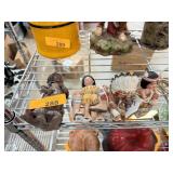 4PC NATIVE AMERICAN FIGURES