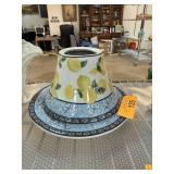 YANKEE CANDLE COVER / LEMON MOTIF
