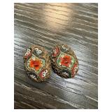 VINTAGE ITALIAN MOSAIC EARRINGS