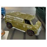 HOT WHEELS RED LINE MILITARY POLICE VAN
