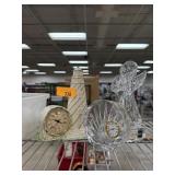 3PC MIKASA LOT CLOCKS & ANGEL