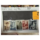 GERMAN OCC OF POLAND MINT OG 1940-41 COMMEM ISSUE