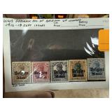 WWI GERMAN OCC OF BELGIUM UNUSED 1916-18 ISSUES
