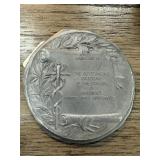 PEWTER FERRISS STATE UNIVERSITY PHARMACY MEDAL