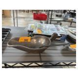 PEWTER GRAVY BOWL & SVEN BERG SPOON
