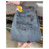SEVEN FOR ALL MAN KIND JEANS SIZE 24