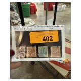 RUSSIAN OCC GERMANY 1946 WWII ISS STAMPS
