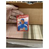 BOX OF 1990 DONRUSS / MIXED BASEBALL CARDS