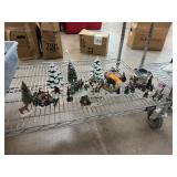 LOT OF MIXED CHRISTMAS VILLAGE ITEMS DEPT 56 MORE
