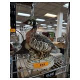 ANTIQUE FRENCH CERAMIC DUCK SCULPTURE