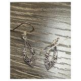 STERLING SILVER HEART EARRINGS