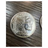 1 OZ SILVER BULLION BUFFALO ROUND