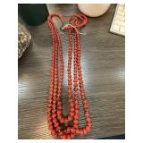 PRETTY TRD & BLACK MULTI STRAND NECKLACES