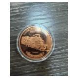 1OZ COPPER BULLION ROUND