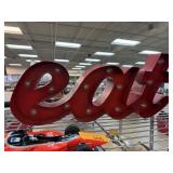 LIGHT UP EAT SIGN